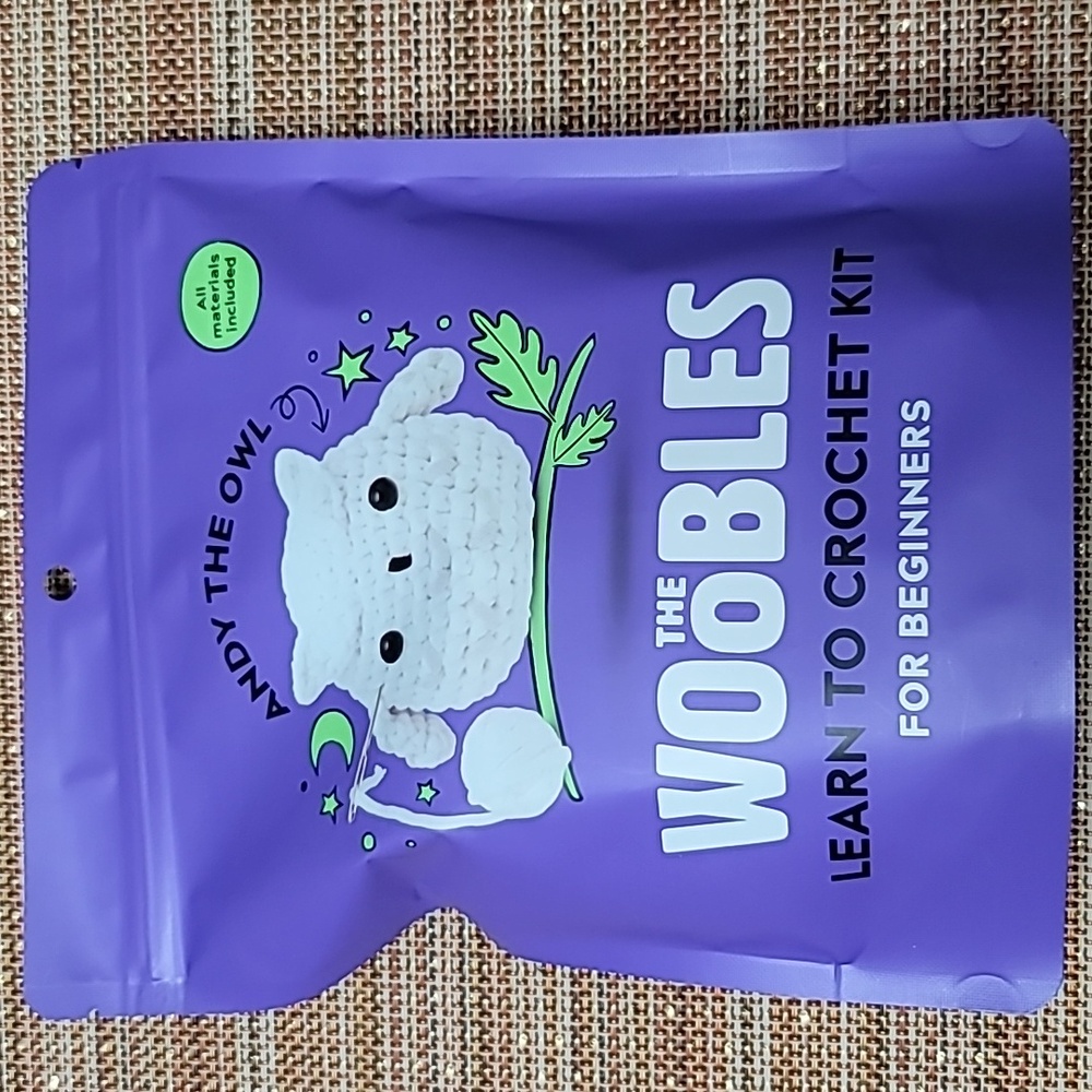 The Woobles Crochet Kit - Andy The Owl. Limited